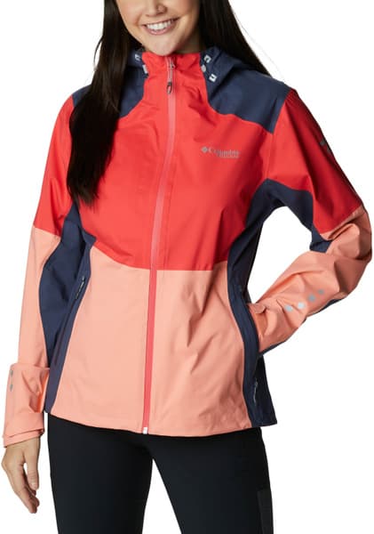 Titan Pass 2.5L Shell naisten kuoritakki, Red Hibiscus, view: 0