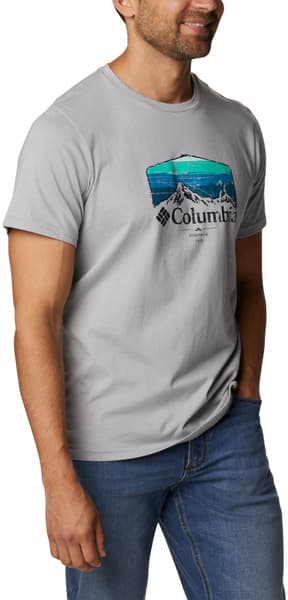 Path Lake Graphic Tee II t-paita, Grey, view: 2