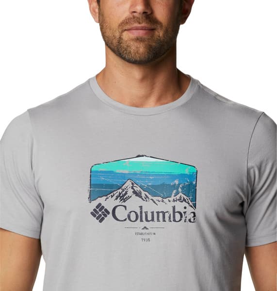 Path Lake Graphic Tee II t-paita, Grey, view: 4