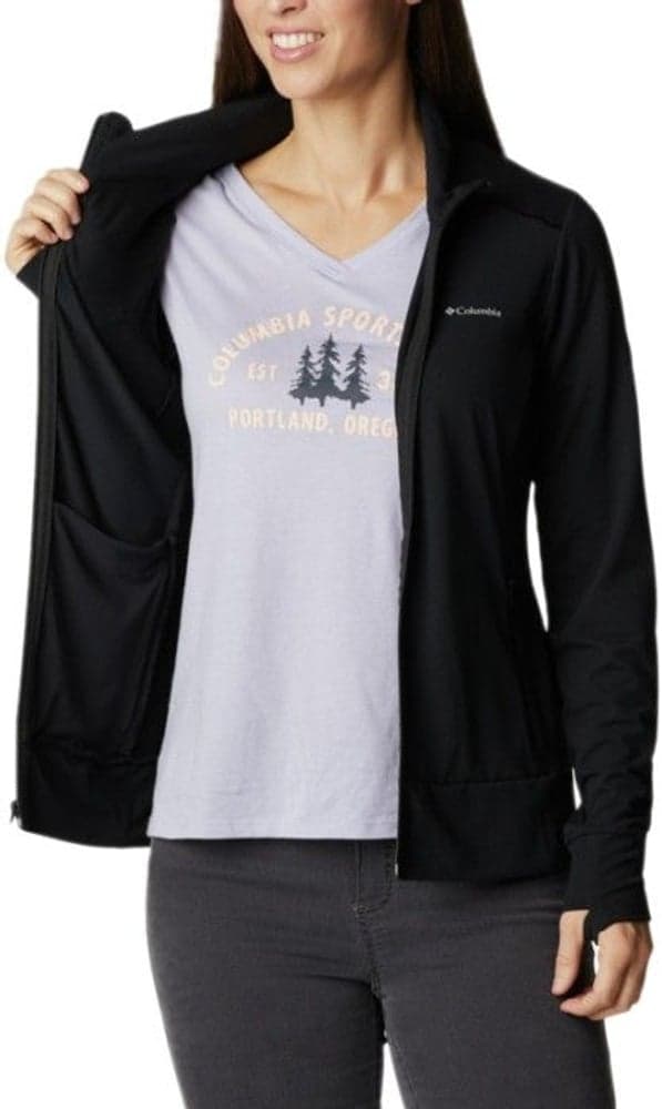 Weekend Adventure Full Zip naisten pitkähihainen, musta, view: 3