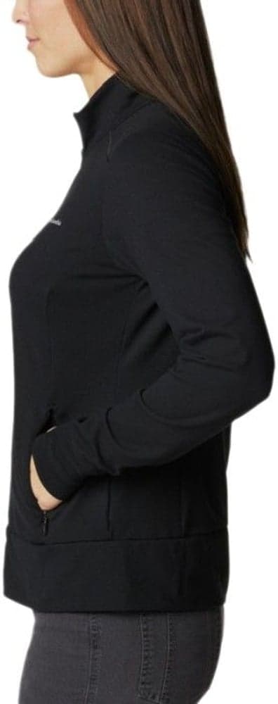 Weekend Adventure Full Zip naisten pitkähihainen, musta, view: 2