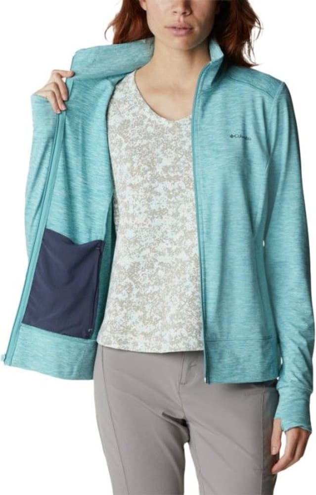 Weekend Adventure Full Zip naisten pitkähihainen, vaaleansininen, view: 3