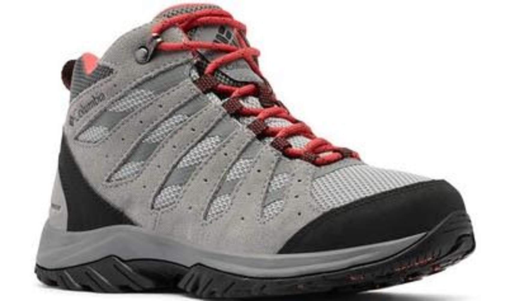 W's Redmond III Mid Waterproof naisten vaelluskenkä, harmaa/punainen, view: 0