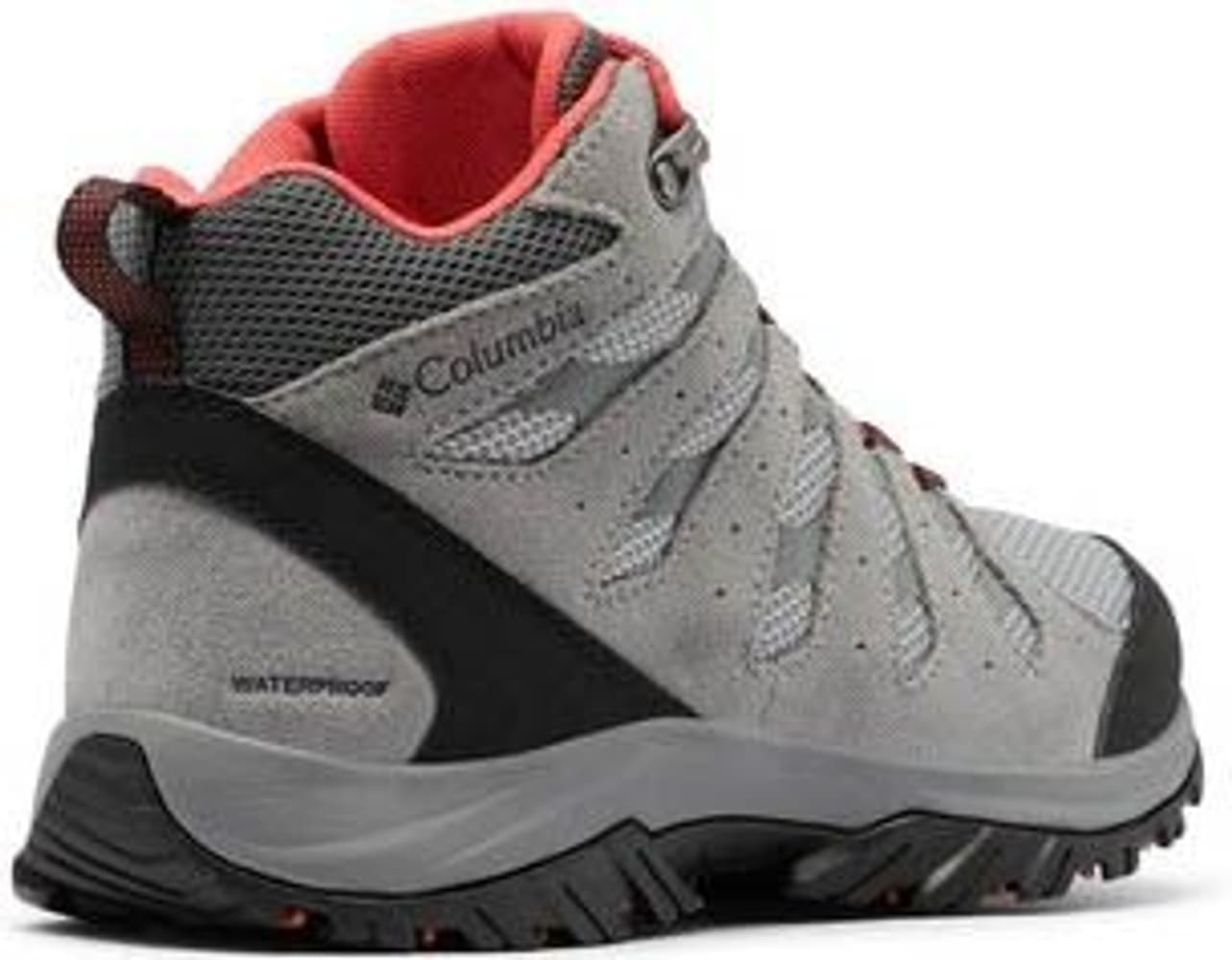 W's Redmond III Mid Waterproof naisten vaelluskenkä, harmaa/punainen, view: 3