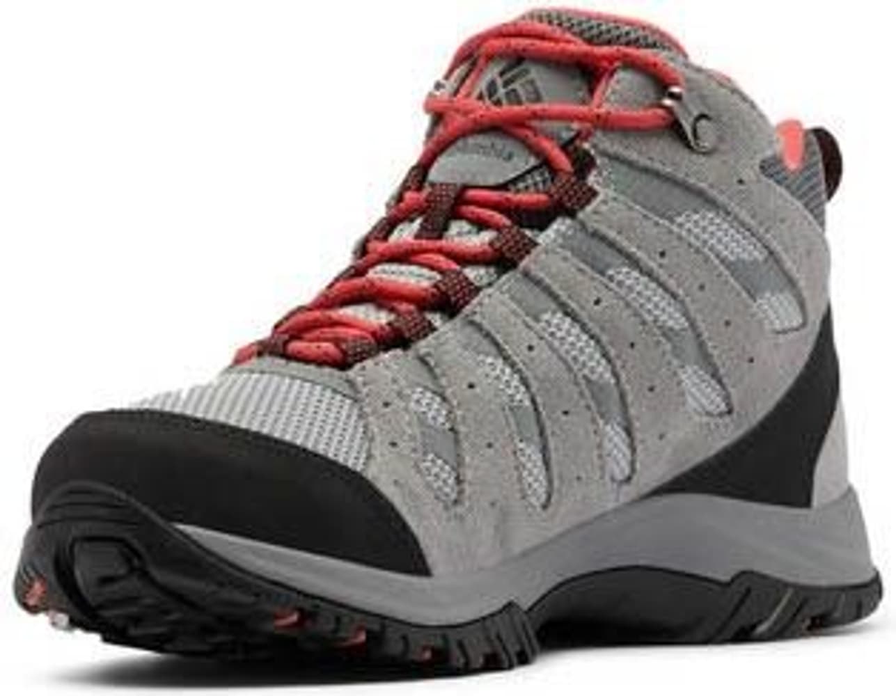 W's Redmond III Mid Waterproof naisten vaelluskenkä, harmaa/punainen, view: 4