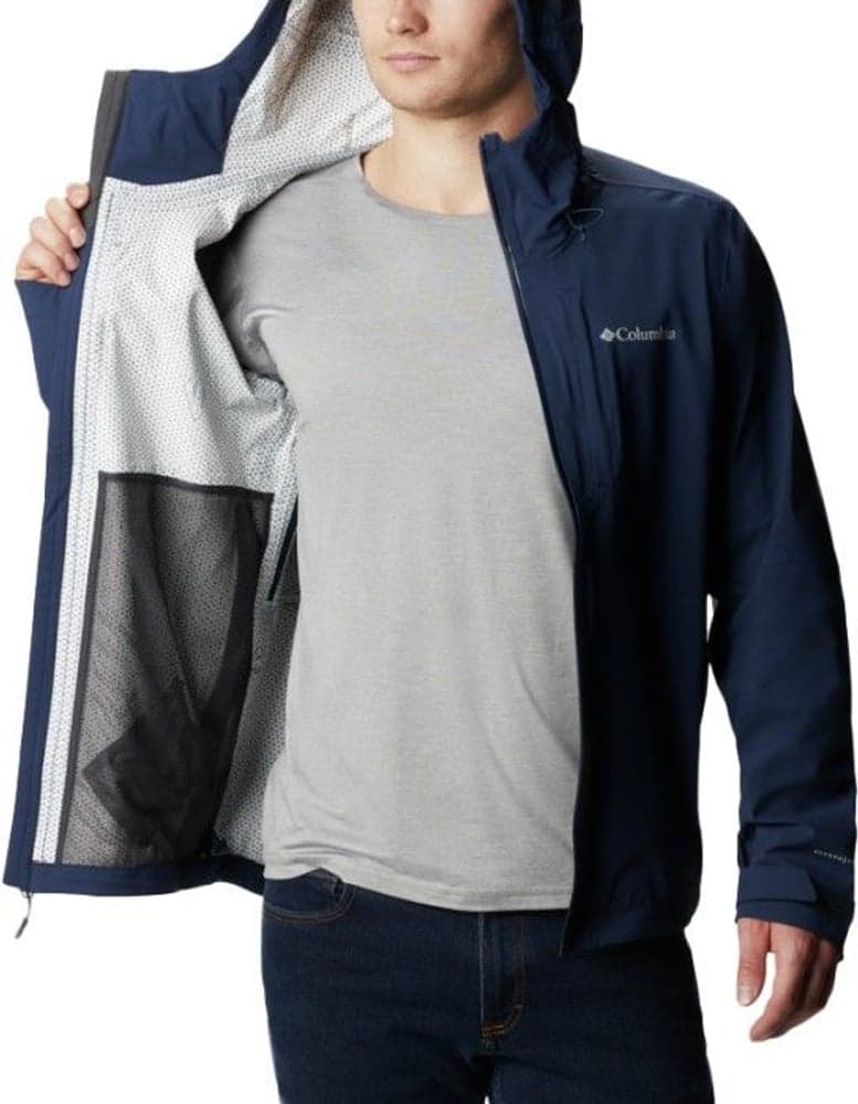 Omni-Tech Ampli-Dry Shell kuoritakki, tummansininen, view: 2