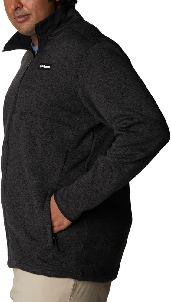 Sweater Weather Full Zip fleecetakki, Black Heather, view: 3