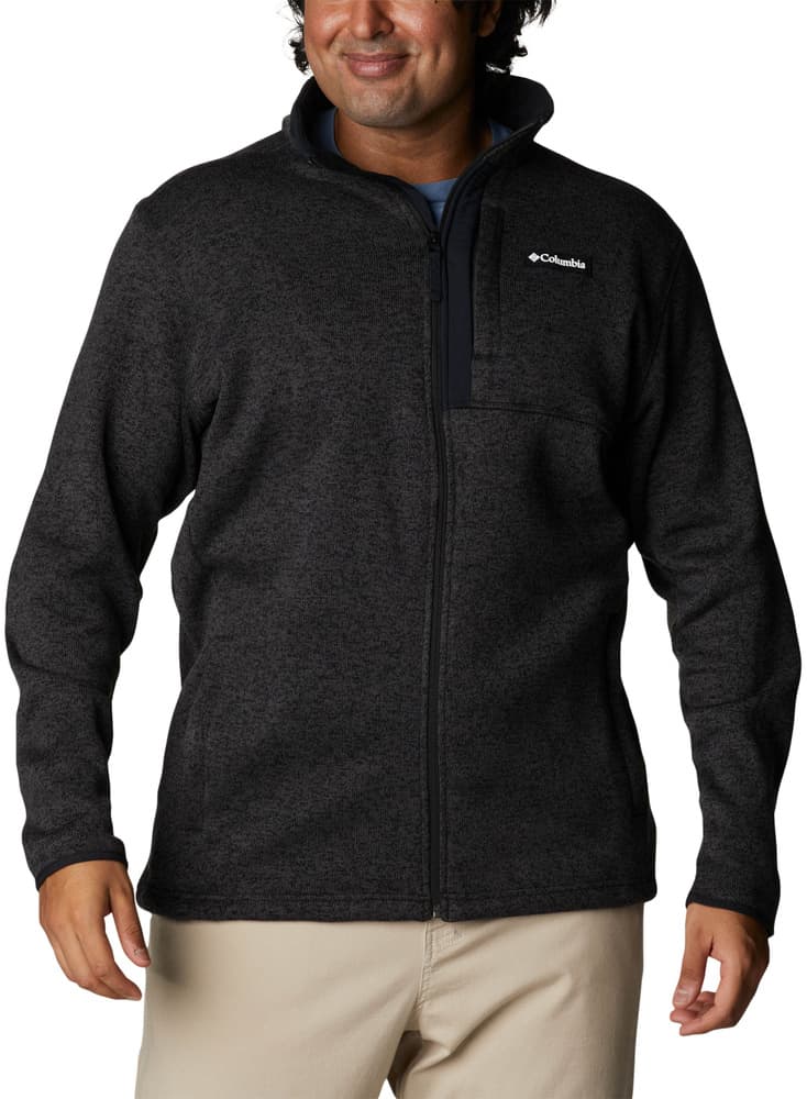 Sweater Weather Full Zip fleecetakki, Black Heather, view: 0