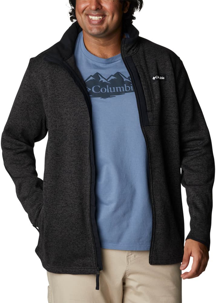 Sweater Weather Full Zip fleecetakki, Black Heather, view: 2