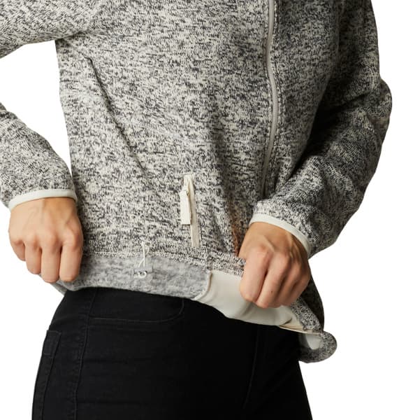 Sweater Weather Full Zip naisten fleecetakki, Chalk Heather, view: 5