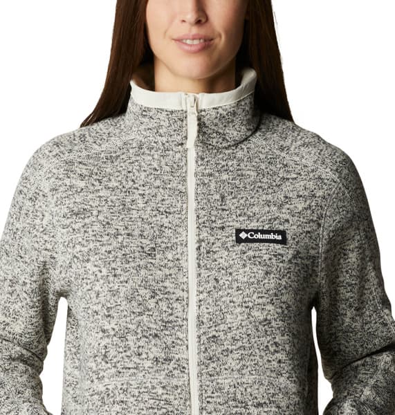 Sweater Weather Full Zip naisten fleecetakki, Chalk Heather, view: 4
