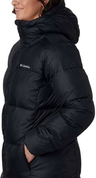 Puffect Mid Hooded Jacket naisten talvitakki, musta, view: 1