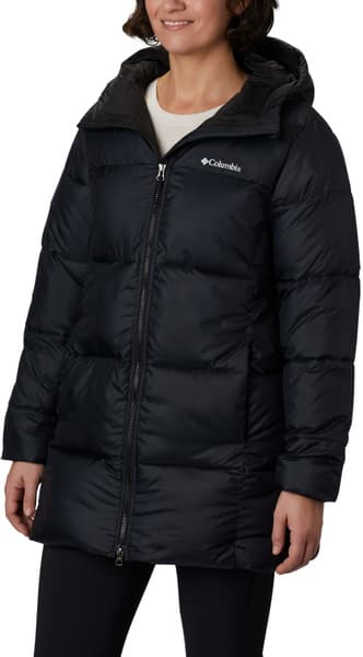 Puffect Mid Hooded Jacket naisten talvitakki, musta, view: 0