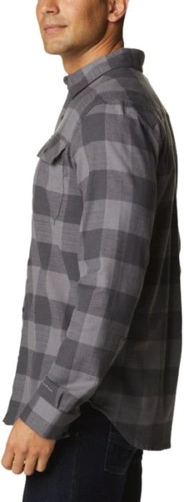 Flare Gun Stretch Flannel miesten paita, harmaa, view: 2