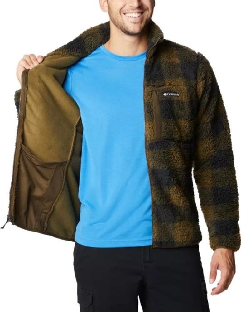 Winter Pass fleecetakki, Olive Green, view: 4