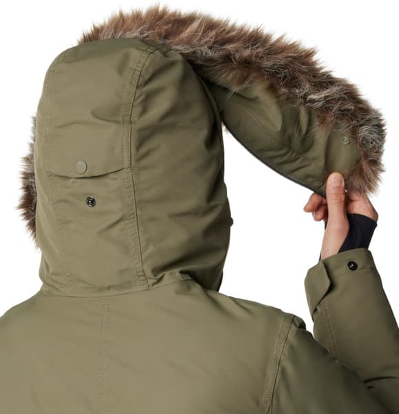 Little Si Insulated Parka naisten talvitakki, vihreä, view: 6