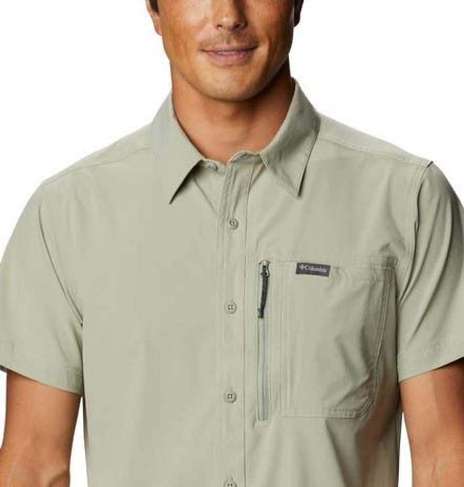 M's Triple Canyon Solid Short Sleeve II kauluspaita, vaalea sinivihreä, view: 3