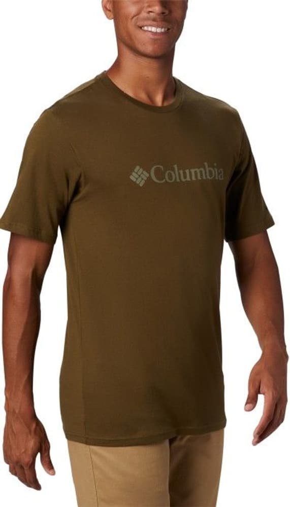 CSC Basic Logo Short Sleeve t-paita, New Olive, view: 0
