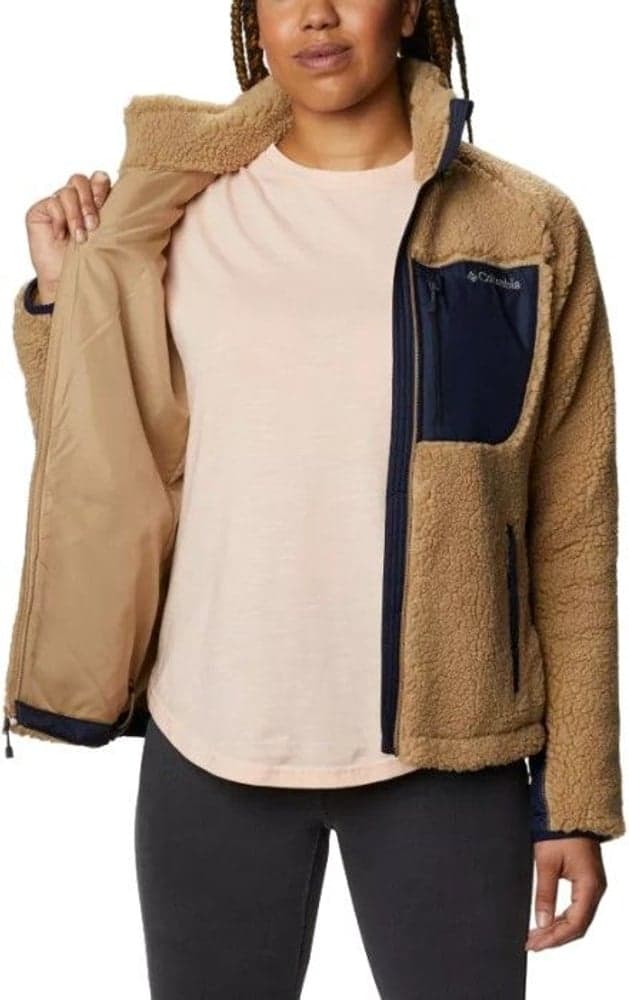 Archer Ridge II naisten fleecetakki, vaalea beige/tummansininen, view: 3