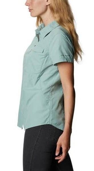 W's Silver Ridge 2.0 Short Sleeve kauluspaita, sinivihreä, view: 3