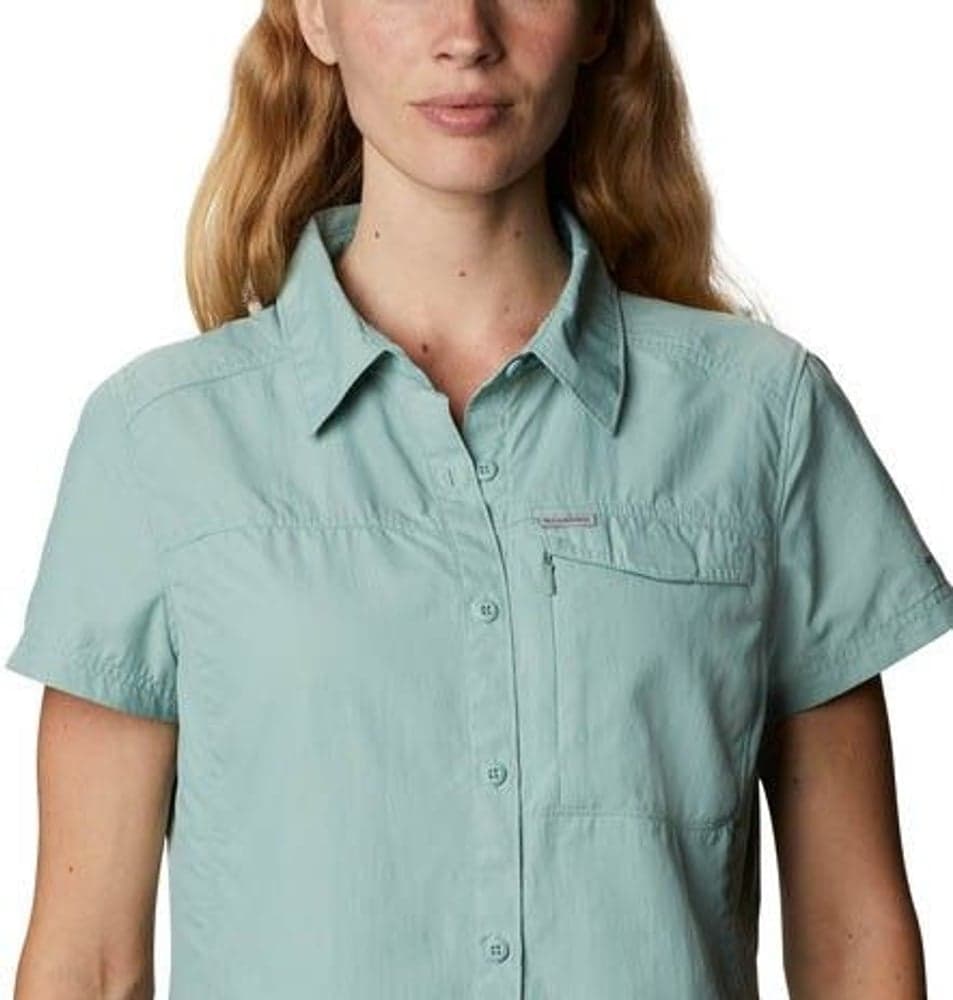 W's Silver Ridge 2.0 Short Sleeve kauluspaita, sinivihreä, view: 4