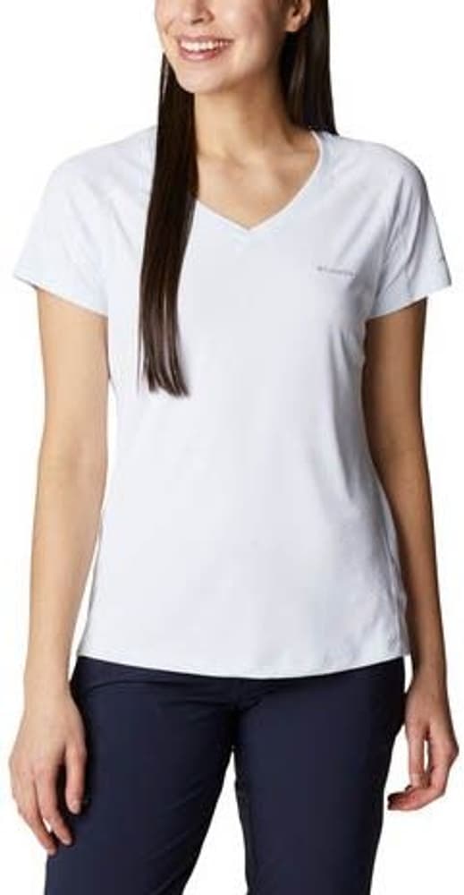 W's Zero Rules Short Sleeve Shirt naisten t-paita, valkoinen, view: 2