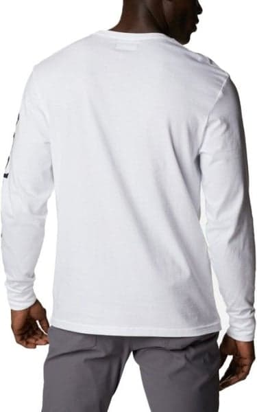 North Cascades Long Sleeve Tee puuvillapaita, valkoinen, view: 3