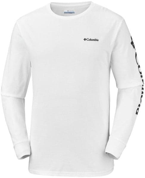 North Cascades Long Sleeve Tee puuvillapaita, valkoinen, view: 0