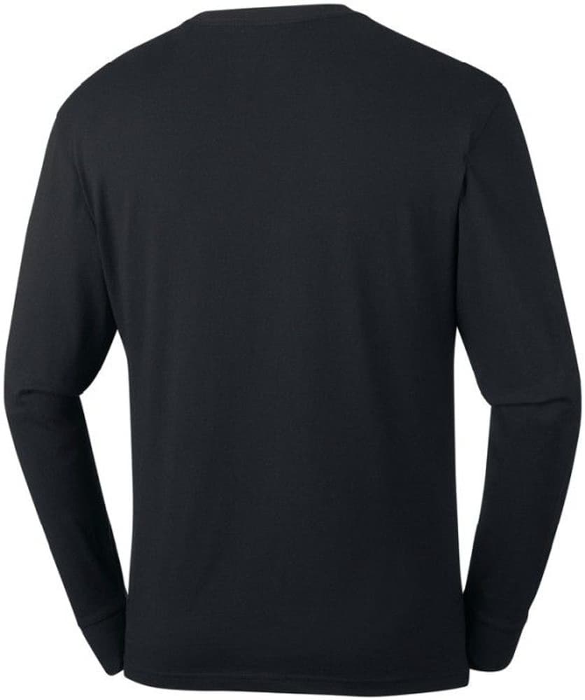 North Cascades Long Sleeve Tee puuvillapaita, musta, view: 1