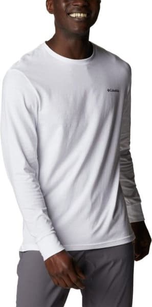 North Cascades Long Sleeve Tee puuvillapaita, valkoinen, view: 6