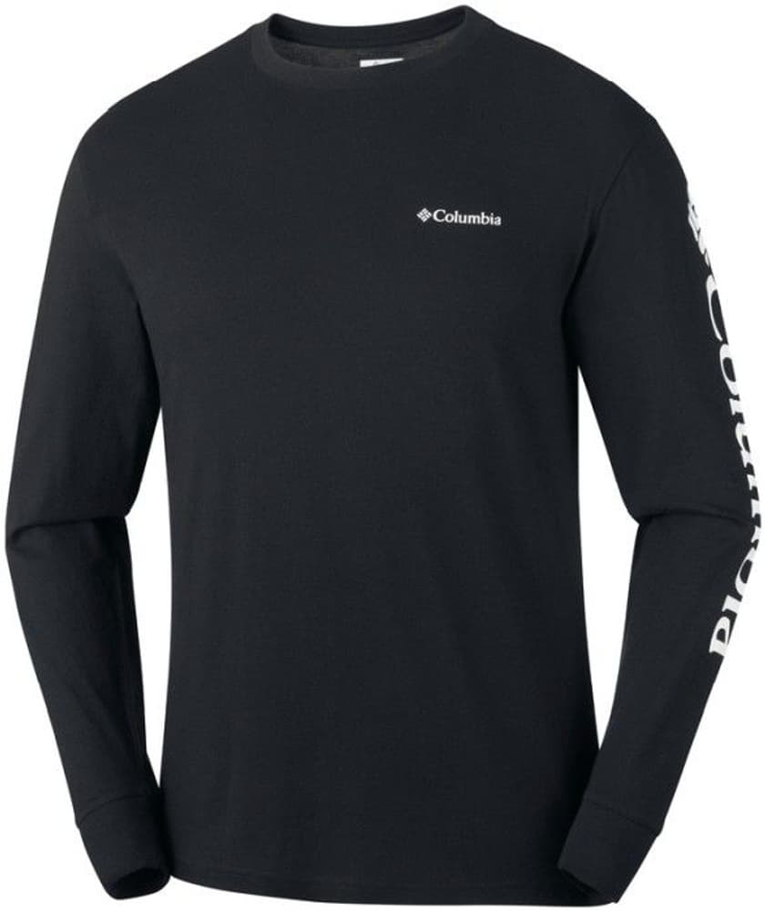 North Cascades Long Sleeve Tee puuvillapaita, musta, view: 0