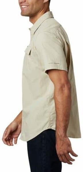 M's Silver Ridge 2.0 Short Sleeve kauluspaita, vaalea beige, view: 2