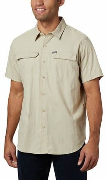 M's Silver Ridge 2.0 Short Sleeve kauluspaita, vaalea beige, view: 0