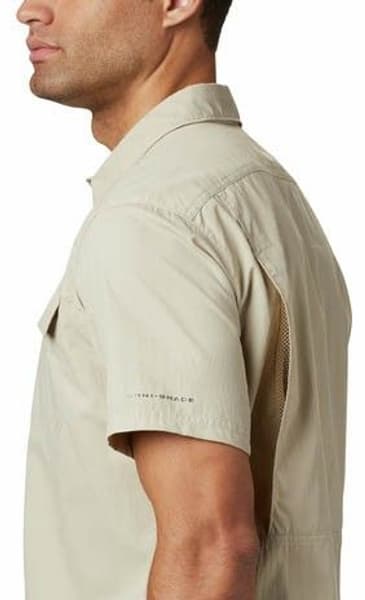 M's Silver Ridge 2.0 Short Sleeve kauluspaita, vaalea beige, view: 4