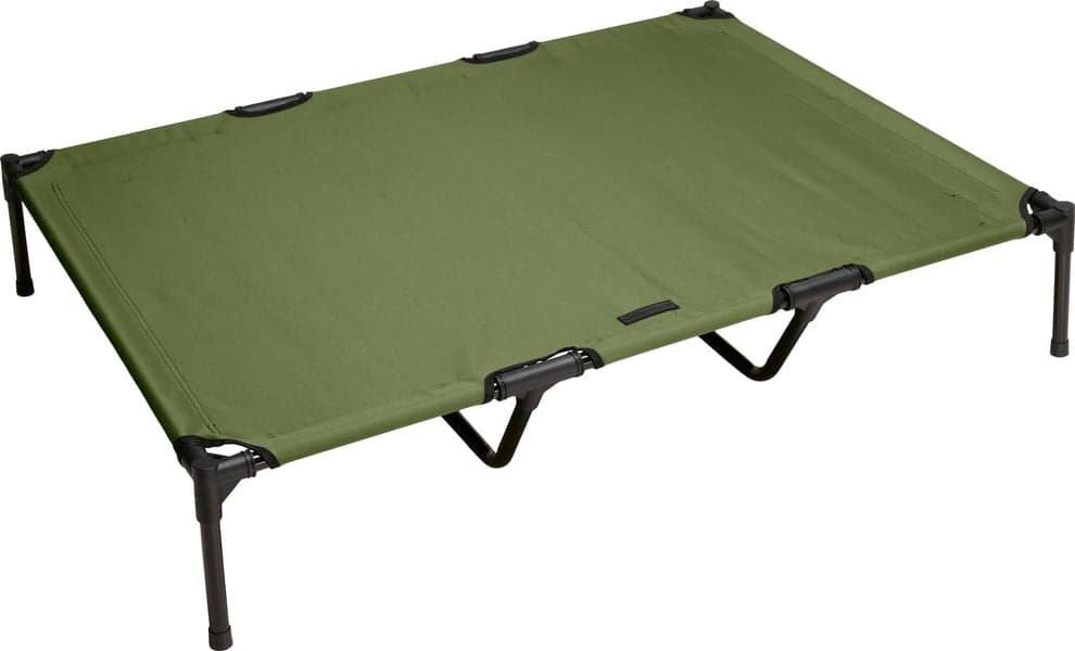  Folded Camping Bed koiranpeti, 122 x 91 x 23 cm, vihreä, view: 0