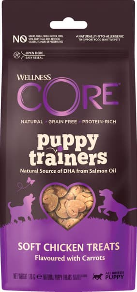 CORE Protein Bites Puppy Trainers makupalat pennuille, 170g, view: 0