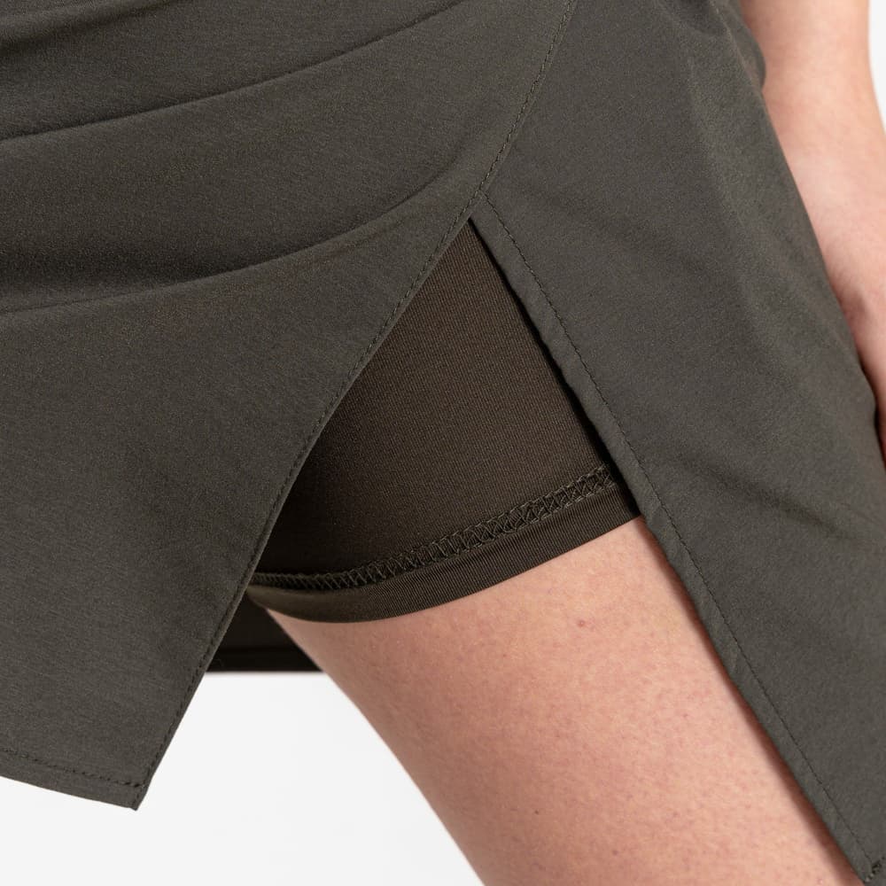 NosiLife Pro Skort Mid hame/shortsit, Khaki, view: 4