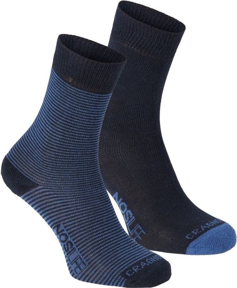 NosiLife Twin Sock Pack 2 paria sukkia, musta/sininen, view: 0