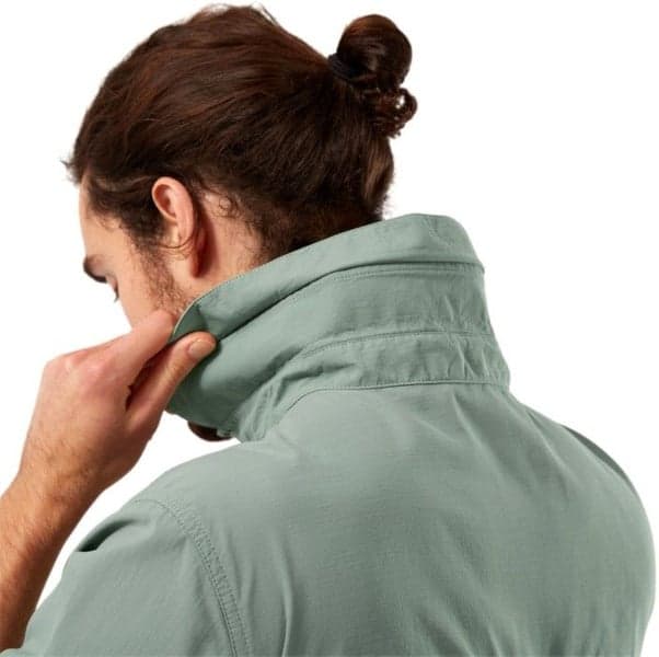 M's NosiLife Adventure lyhythihainen kauluspaita, siniharmaa, view: 3