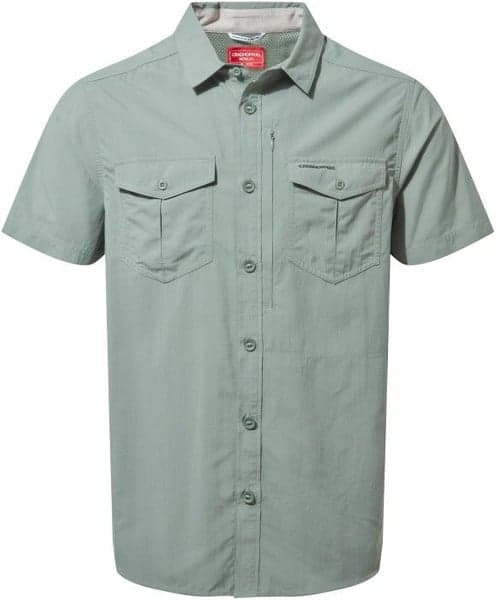 M's NosiLife Adventure lyhythihainen kauluspaita, siniharmaa, view: 0