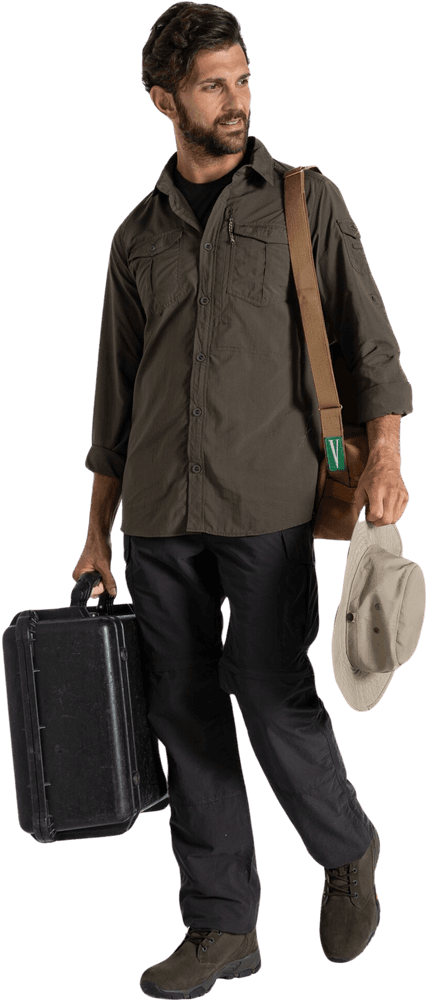 NosiLife Adventure LS Shirt III paita, Woodland Green, view: 7