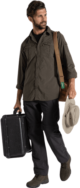 NosiLife Adventure LS Shirt III paita, Woodland Green, view: 7