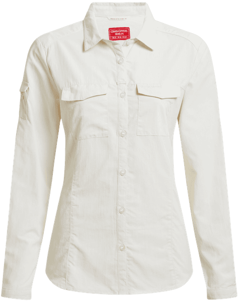 NosiLife Adventure LS Shirt III naisten paita, Seasalt, view: 0