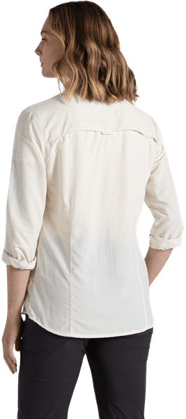 NosiLife Adventure LS Shirt III naisten paita, Seasalt, view: 2