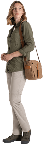 NosiLife Adventure LS Shirt III naisten paita, Wild Olive, view: 6