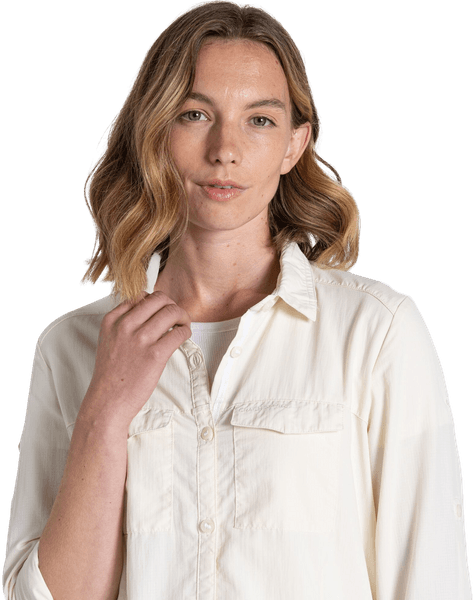 NosiLife Adventure LS Shirt III naisten paita, Seasalt, view: 3