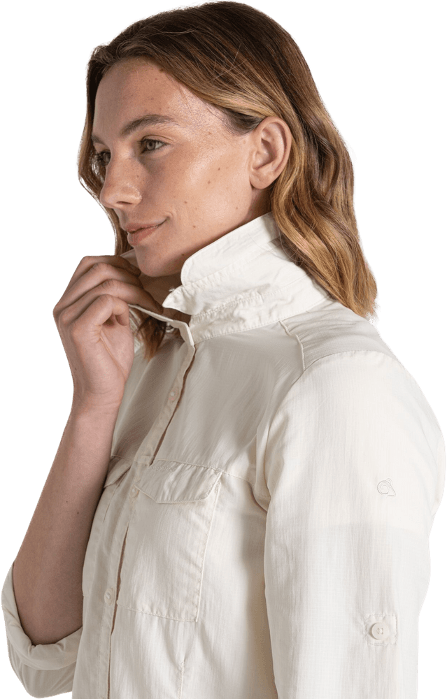 NosiLife Adventure LS Shirt III naisten paita, Seasalt, view: 4
