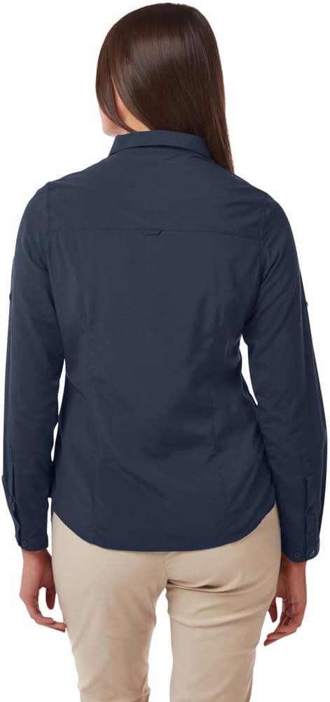 NosiLife Bardo Longsleeve Shirt naisten paita, tummansininen, view: 2