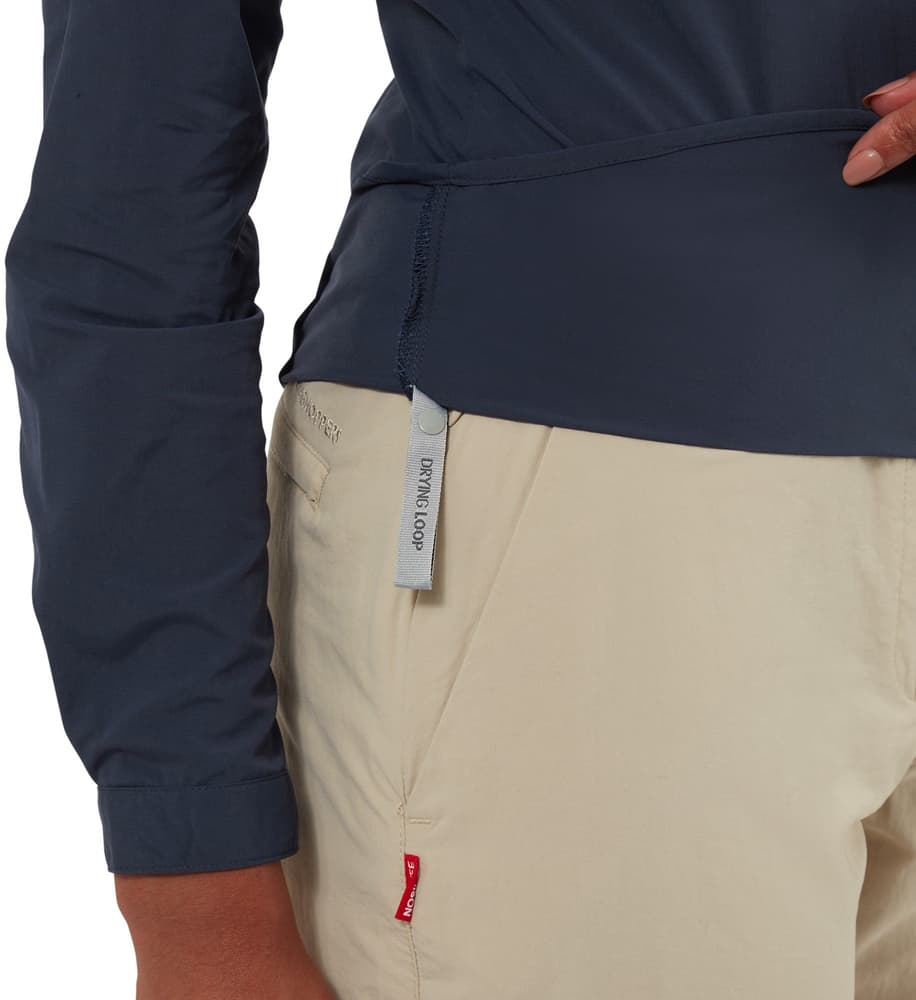 NosiLife Bardo Longsleeve Shirt naisten paita, tummansininen, view: 4