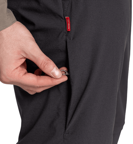 NosiLife Pro Convertible Trousers katkolahjehousut, mustaharmaa, view: 5